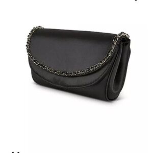 NWT Jewel Badgley Mischka Clutch with Chain